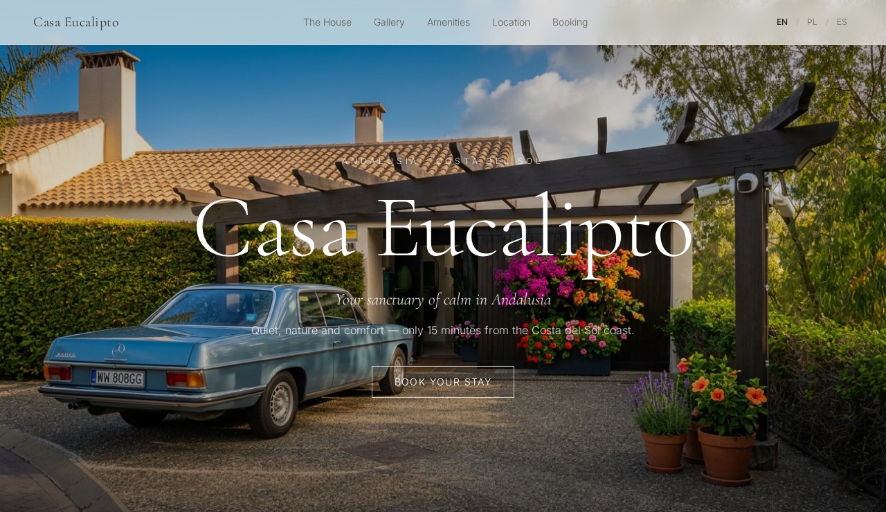 Casa Eucalipto — website by 48H.WEB